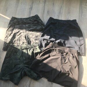 LULULEMON - MENS PACEBREAKER SHORTS - 4 PACK (Size Small)